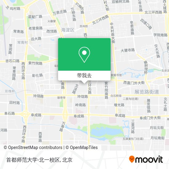 首都师范大学-北一校区地图