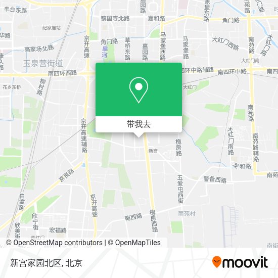 新宫家园北区地图