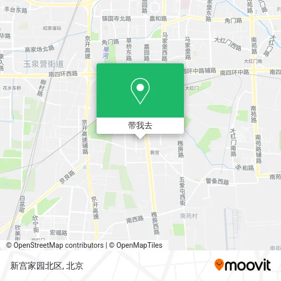 新宫家园北区地图