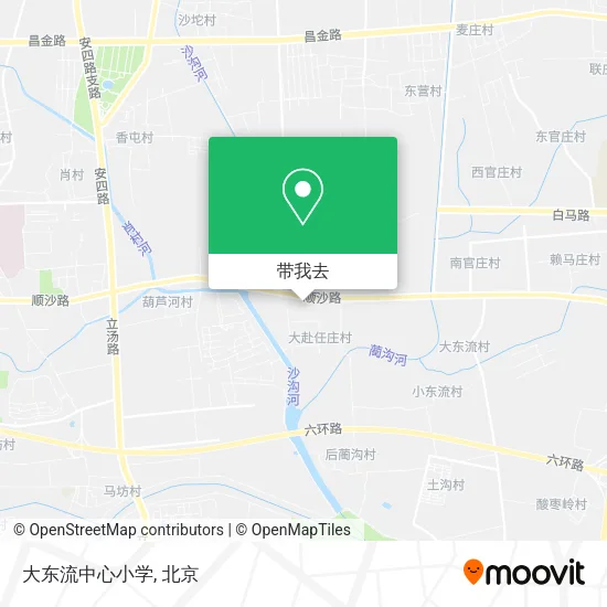 大东流中心小学地图