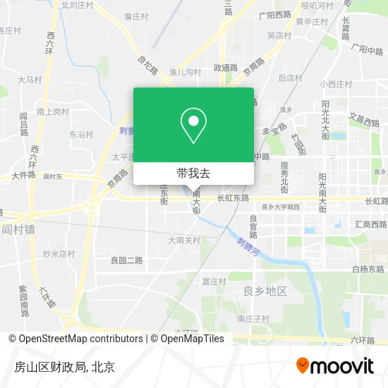 房山区财政局地图