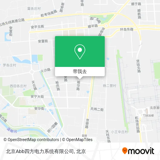 北京Abb四方电力系统有限公司地图