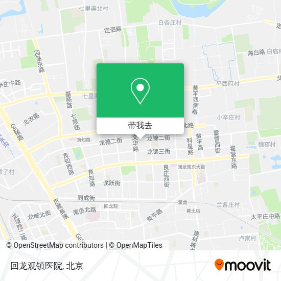 回龙观镇医院地图