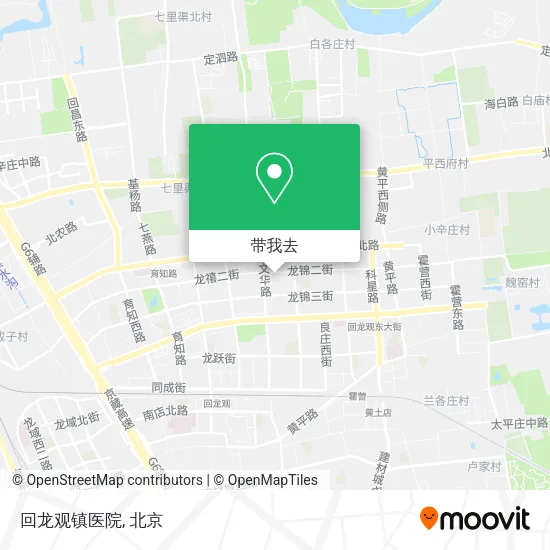 回龙观镇医院地图