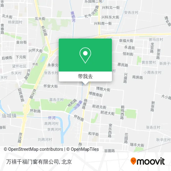 万禧千福门窗有限公司地图