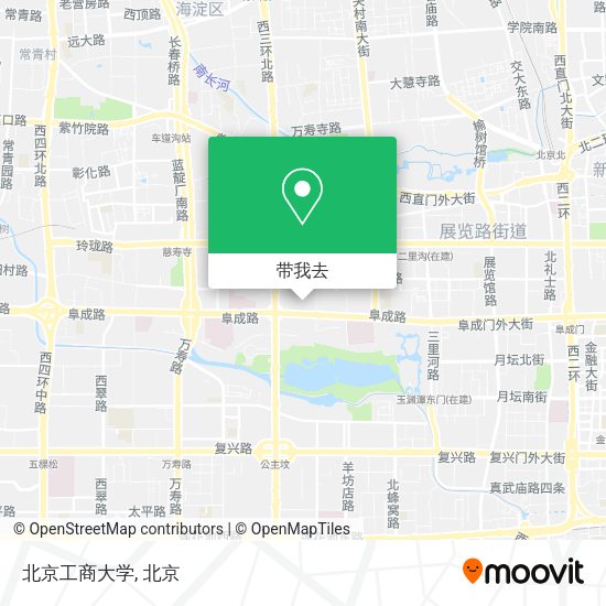 北京工商大学地图