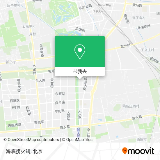 海底捞火锅地图