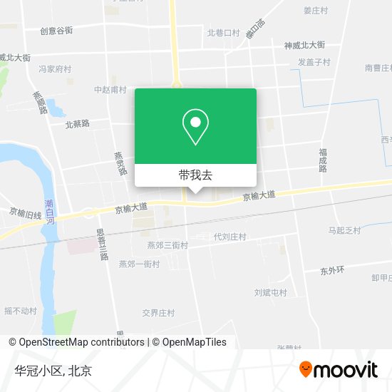 华冠小区地图