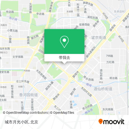 城市月光小区地图