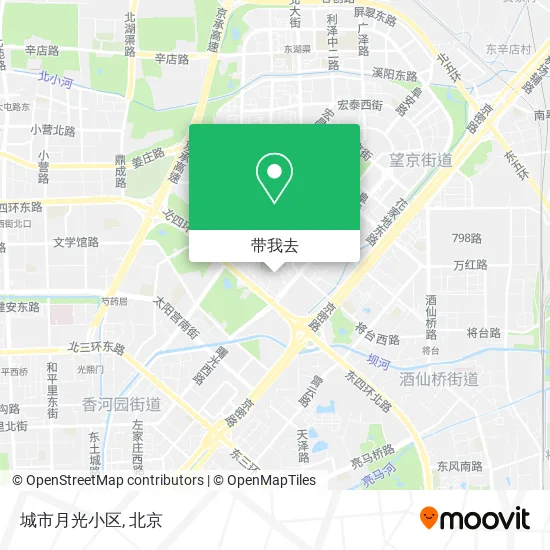 城市月光小区地图