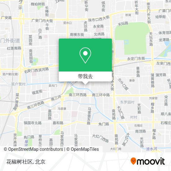 花椒树社区地图