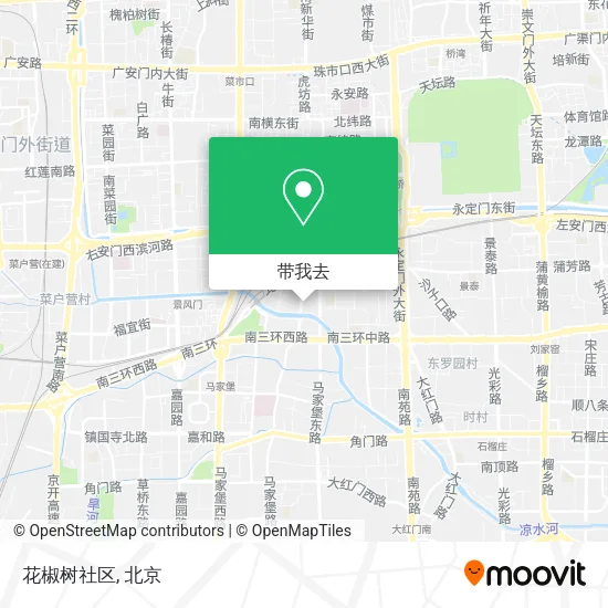花椒树社区地图