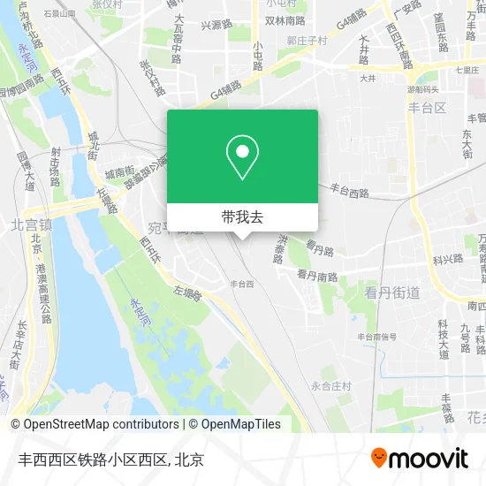 丰西西区铁路小区西区地图