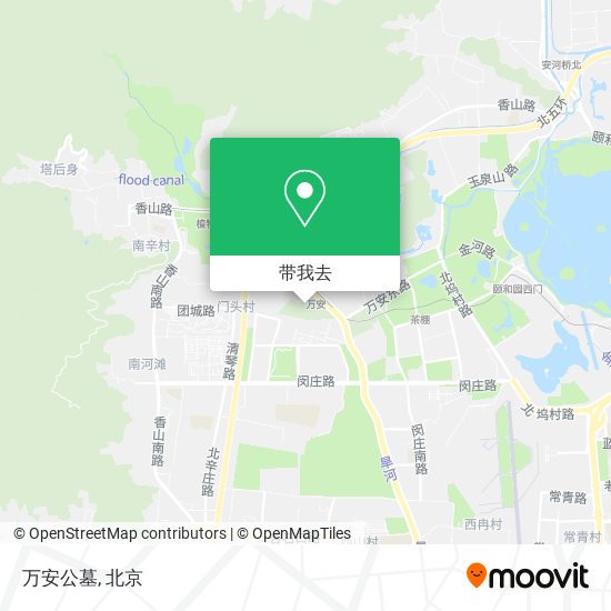万安公墓地图