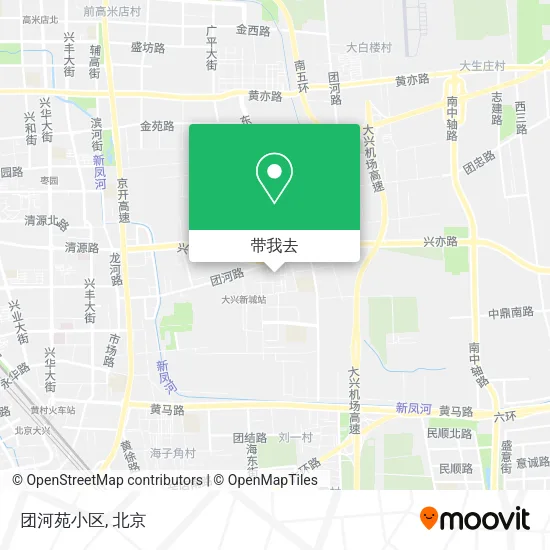 团河苑小区地图