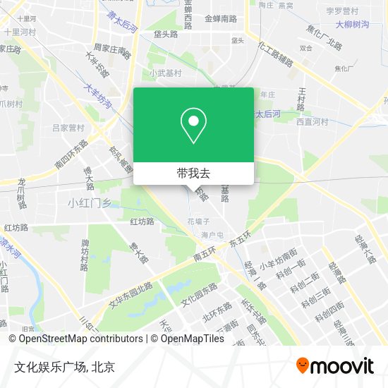 文化娱乐广场地图