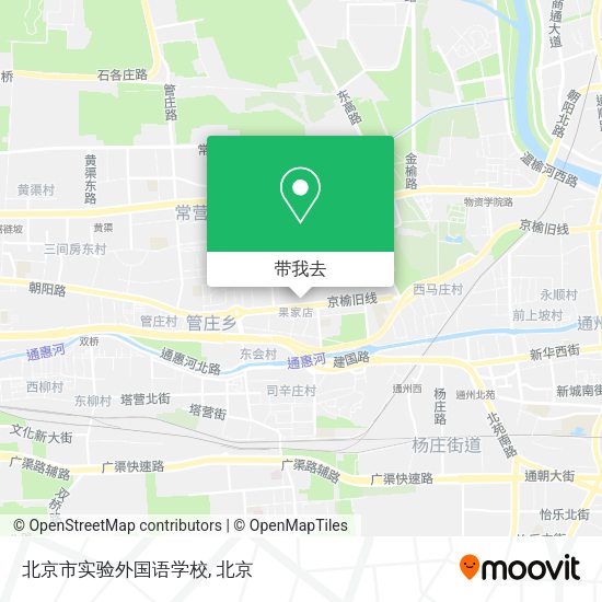 北京市实验外国语学校地图