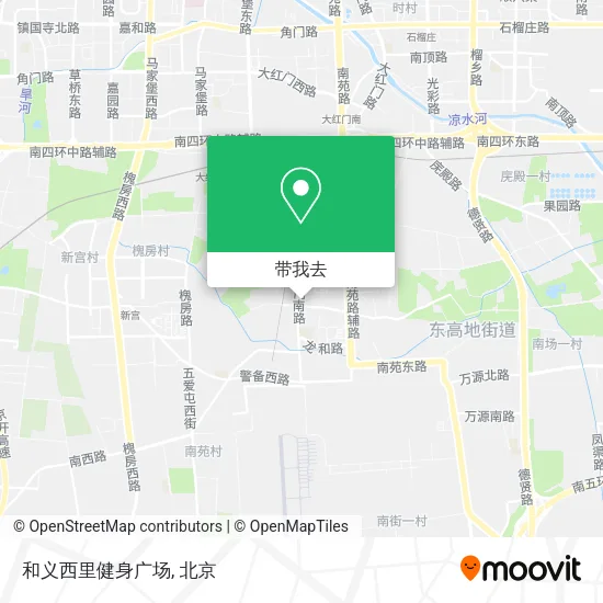 和义西里健身广场地图