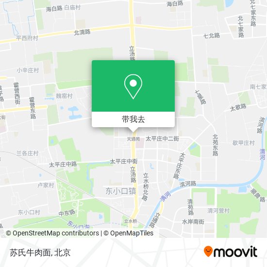 苏氏牛肉面地图
