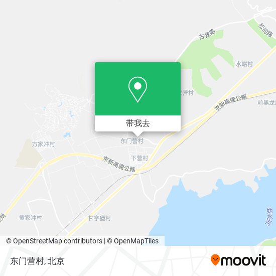 东门营村地图