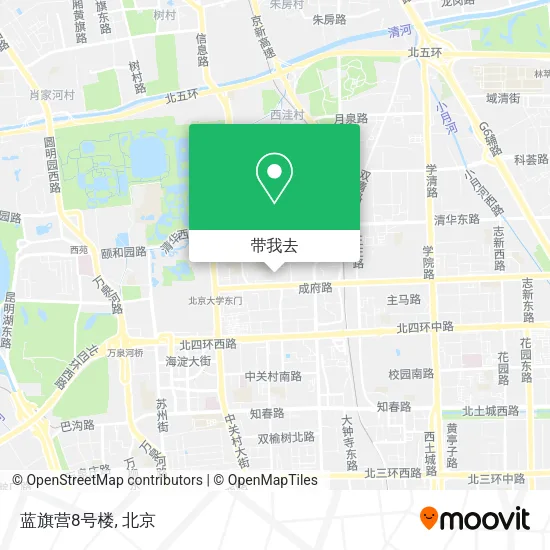 蓝旗营8号楼地图