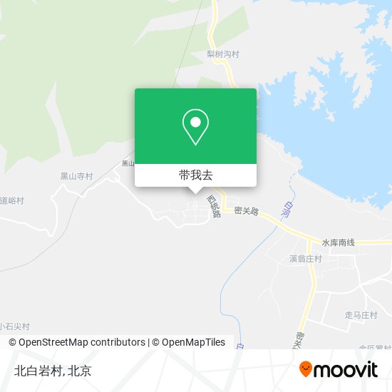 北白岩村地图