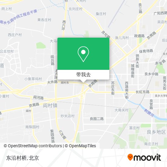 东沿村桥地图