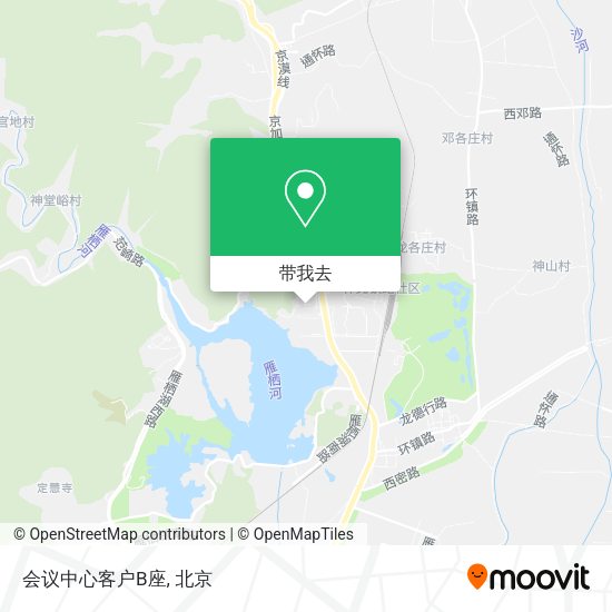 会议中心客户B座地图