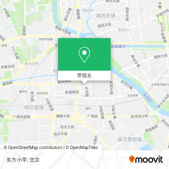东方小学地图