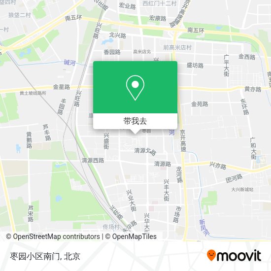 枣园小区南门地图