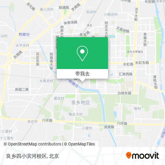 良乡四小滨河校区地图