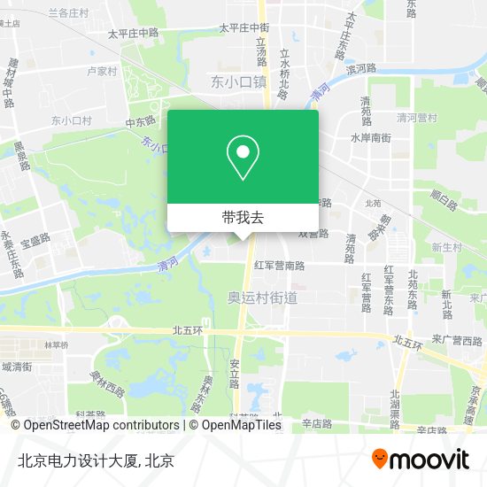 北京电力设计大厦地图
