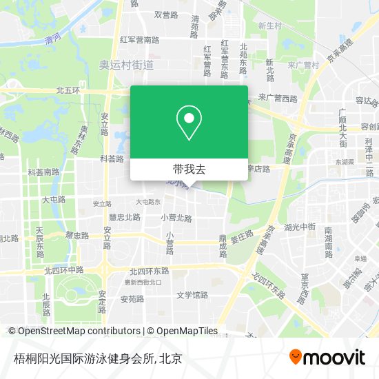 梧桐阳光国际游泳健身会所地图