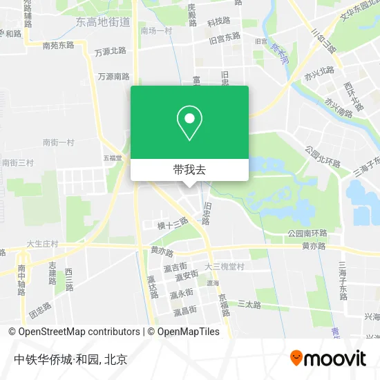 中铁华侨城·和园地图