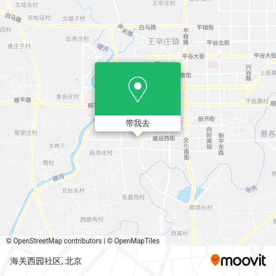 海关西园社区地图
