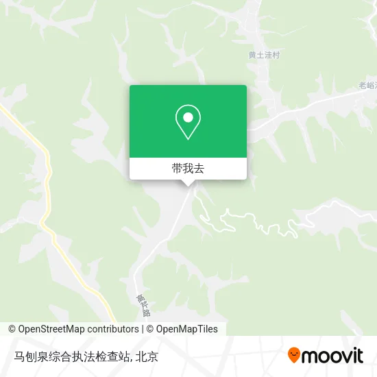 马刨泉综合执法检查站地图