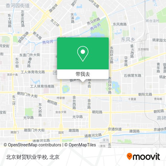 北京财贸职业学校地图