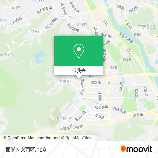 丽景长安西区地图