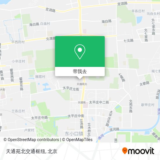 天通苑北交通枢纽地图