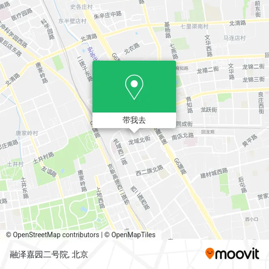 融泽嘉园二号院地图
