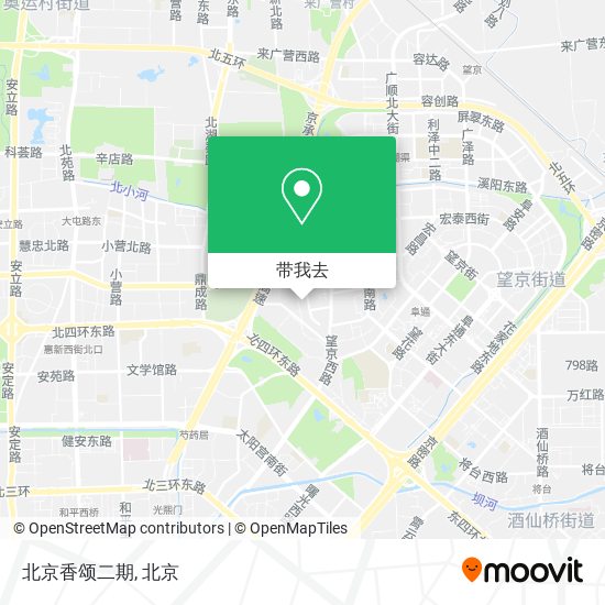 北京香颂二期地图