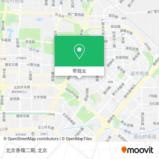 北京香颂二期地图