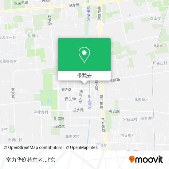 富力华庭苑东区地图