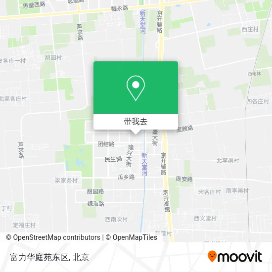 富力华庭苑东区地图