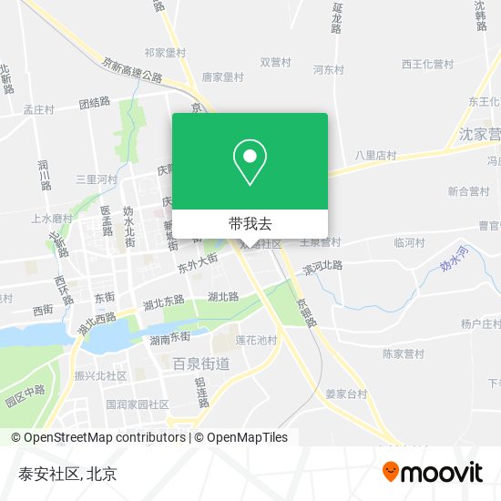 泰安社区地图