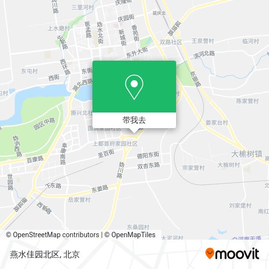 燕水佳园北区地图