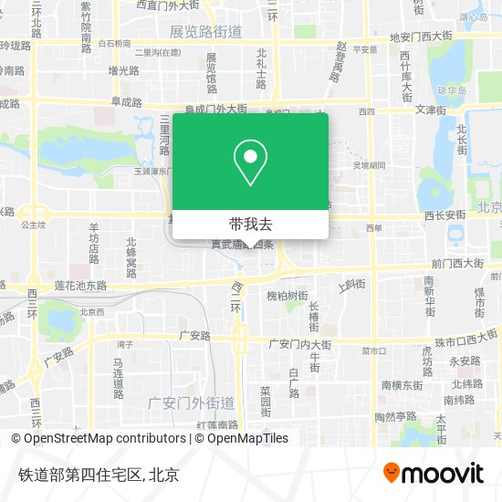铁道部第四住宅区地图