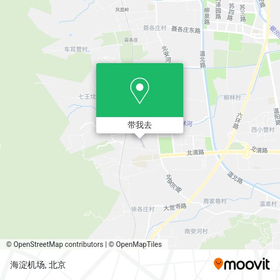 海淀机场地图