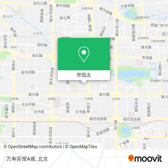 万寿宾馆A座地图