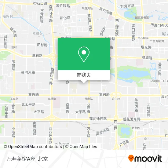 万寿宾馆A座地图